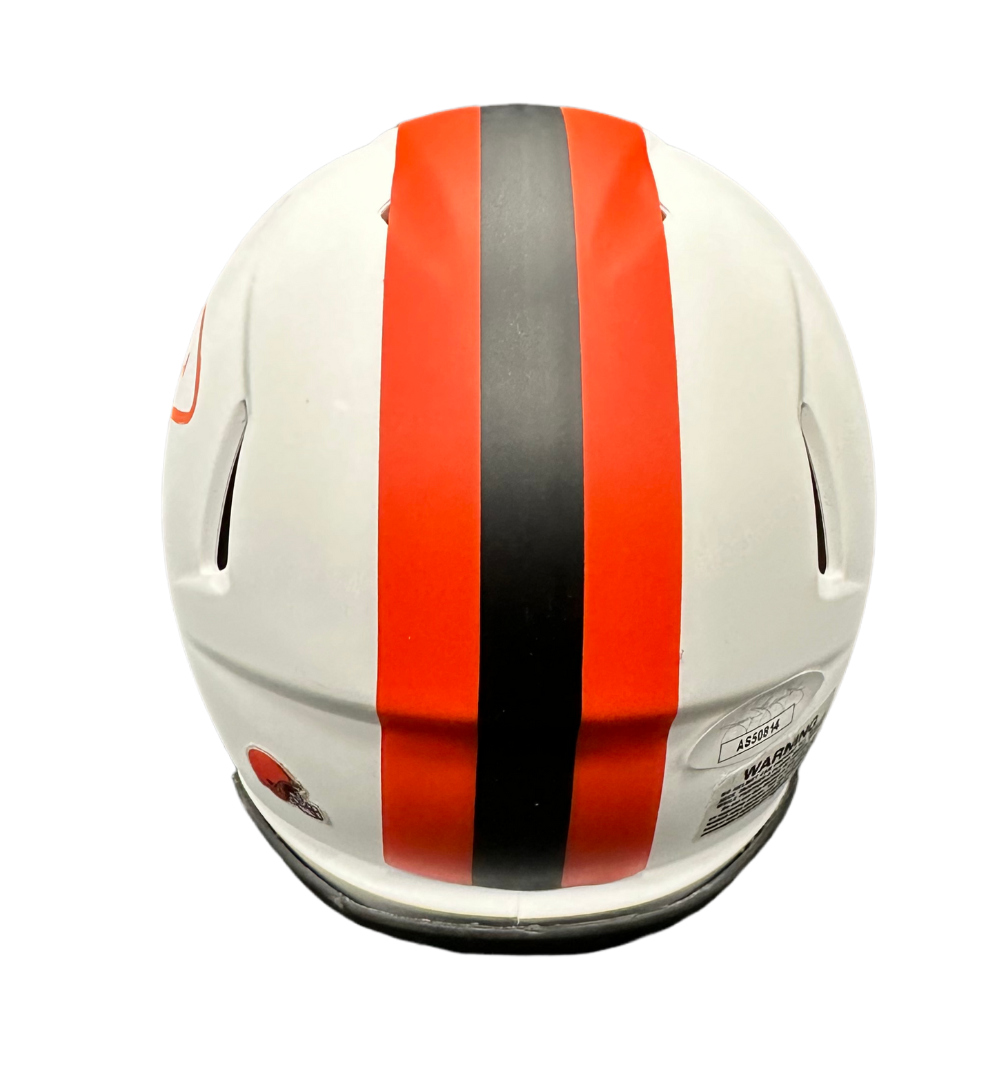 Cleveland Browns Eric Metcalf Hand Signed Autographed 2023 Alternate White Mini Helmet with JSA COA