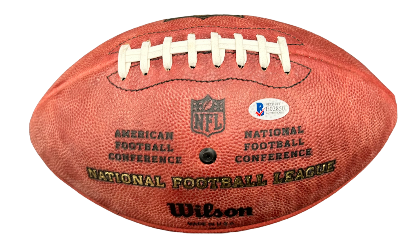 Cleveland Browns Jim Brown Hand Signed Autographed Authentic Football with BECKETT COA