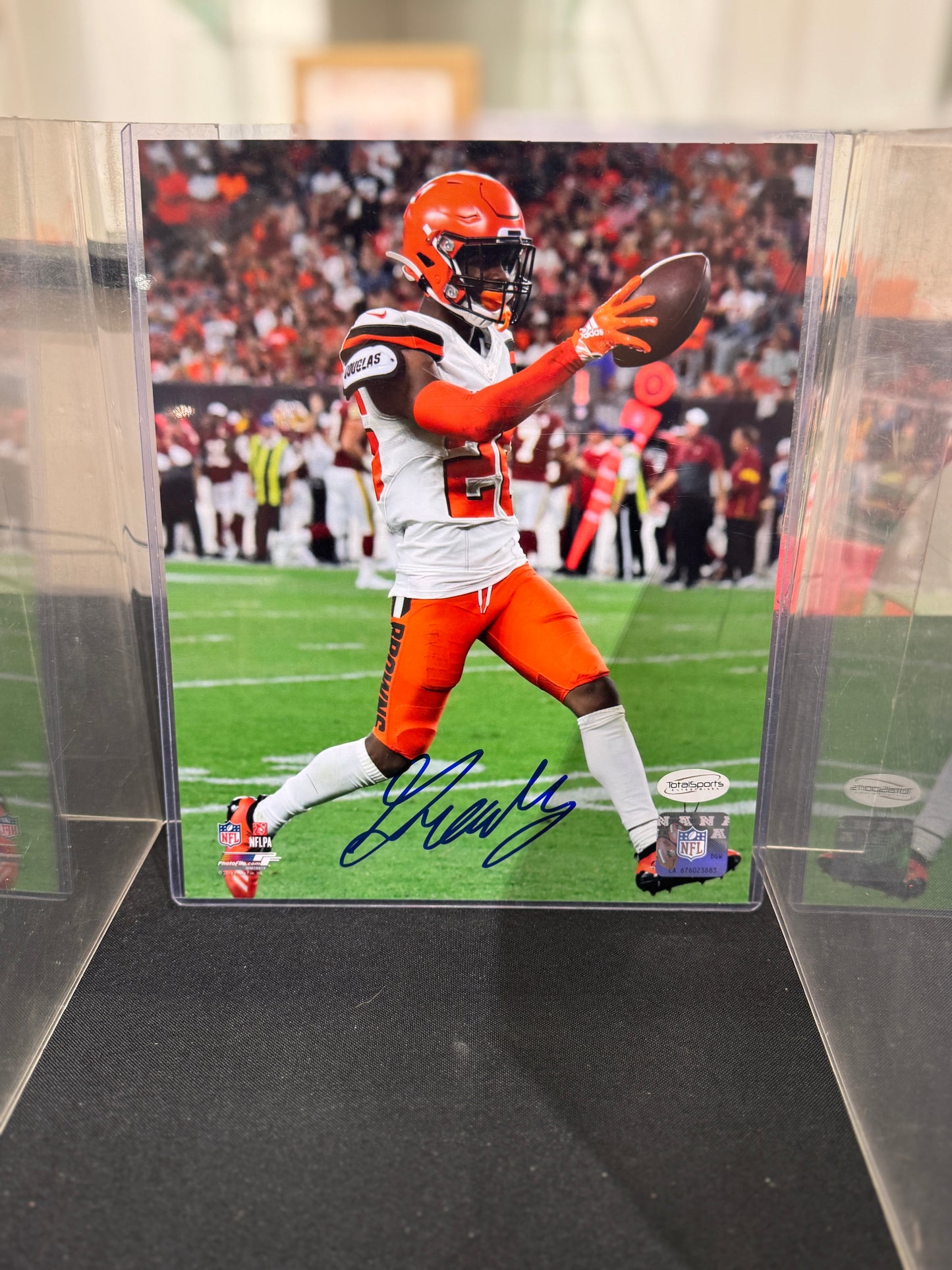 Cleveland Browns Greedy Williams Hand Signed Autographed 8x10 photo JSA COA