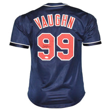 Load image into Gallery viewer, Charlie Sheen Vaughn Major League Signed Jersey JSA COA