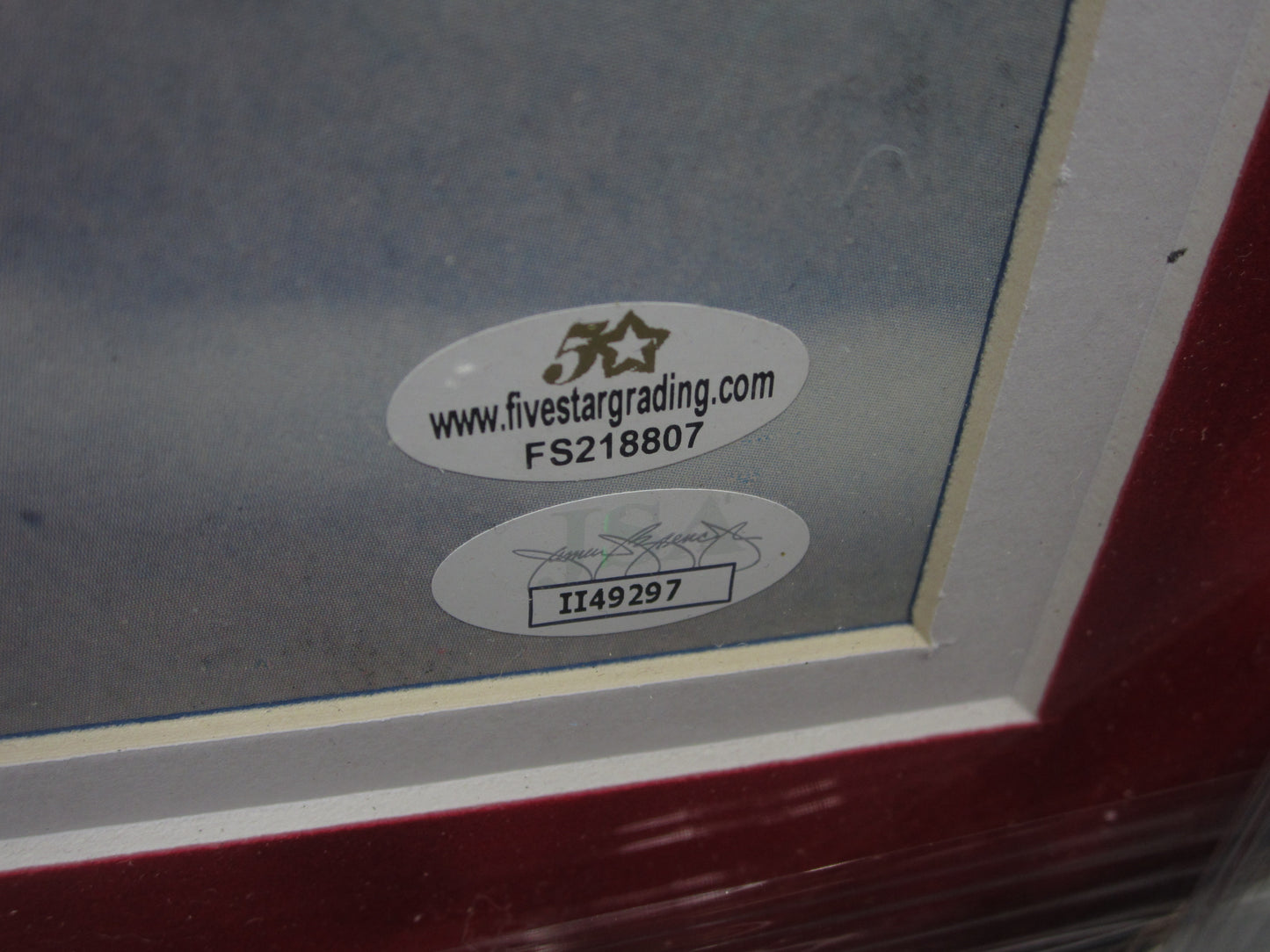 St. Louis Cardinals Lou Brock Hand Signed Autographed Large Photo (Jersey Frame Size) Custom Framed & Matted with JSA COA