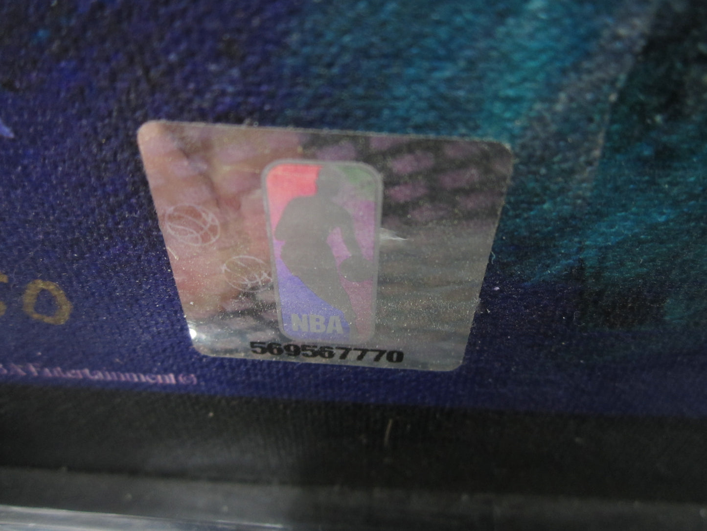 2004 NBA All Stars Canvas Collage (Jersey Frame Size) Framed & Matted with NBA COA