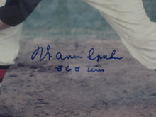 Load image into Gallery viewer, Milwaukee Braves Warren Spahn Signed 16x20 Photo with 363 Wins Inscription Framed &amp; Matted with PSA COA