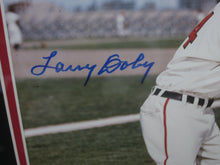 Load image into Gallery viewer, Cleveland Indians Larry Doby Signed 8x10 Photo Framed &amp; Matted with COA