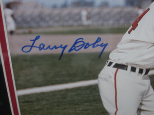 Cleveland Indians Larry Doby Signed 8x10 Photo Framed & Matted with COA