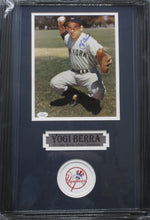 Load image into Gallery viewer, New York Yankees Yogi Berra Signed 8x10 Photo Framed &amp; Matted with COA