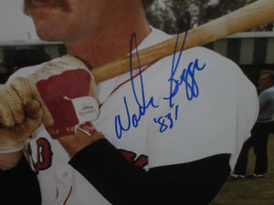 Boston Red Sox Wade Boggs Signed 8x10 Photo with '83 Inscription Framed & Matted with COA