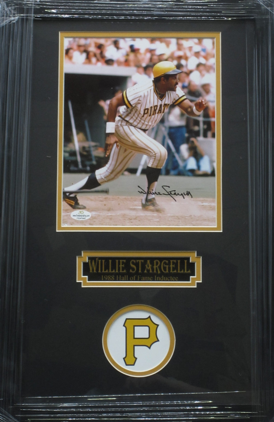 Pittsburgh Pirates Willie Stargell Signed 8x10 Photo Framed & Matted with COA
