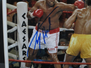 American Boxer Larry Holmes Signed 8x10 Photo Framed & Matted with JSA COA