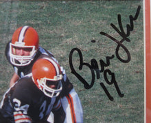 Load image into Gallery viewer, Cleveland Browns Bernie Kosar &amp; Kevin Mack Dual Signed 8x10 Framed &amp; Matted Photo with SGC COA