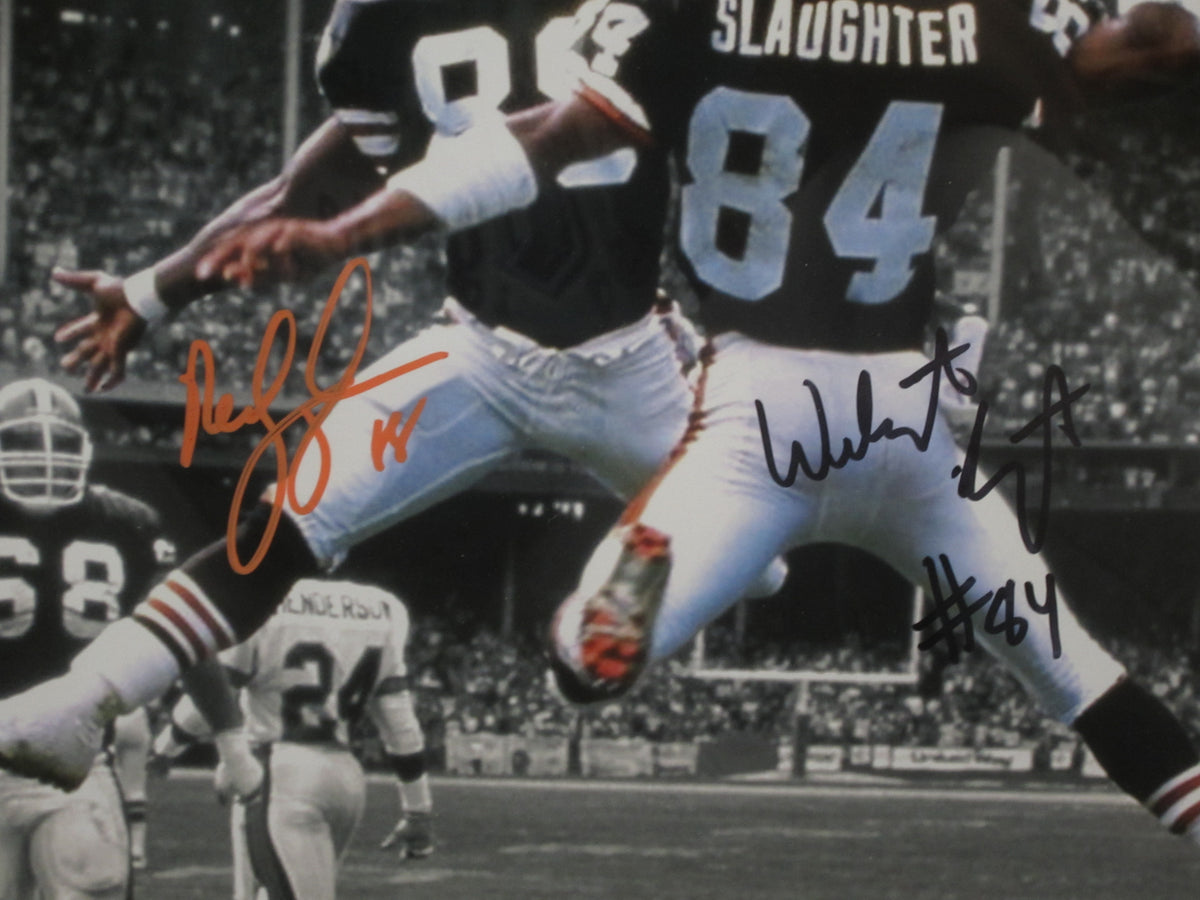 Webster Slaughter & Reggie Langhorne Cleveland Browns LIMITED STOCK 8X10  Photo