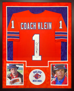 The Waterboy "Coach Klein" Henry Winkler Signed Custom Jersey Framed & Suede Matted with JSA COA