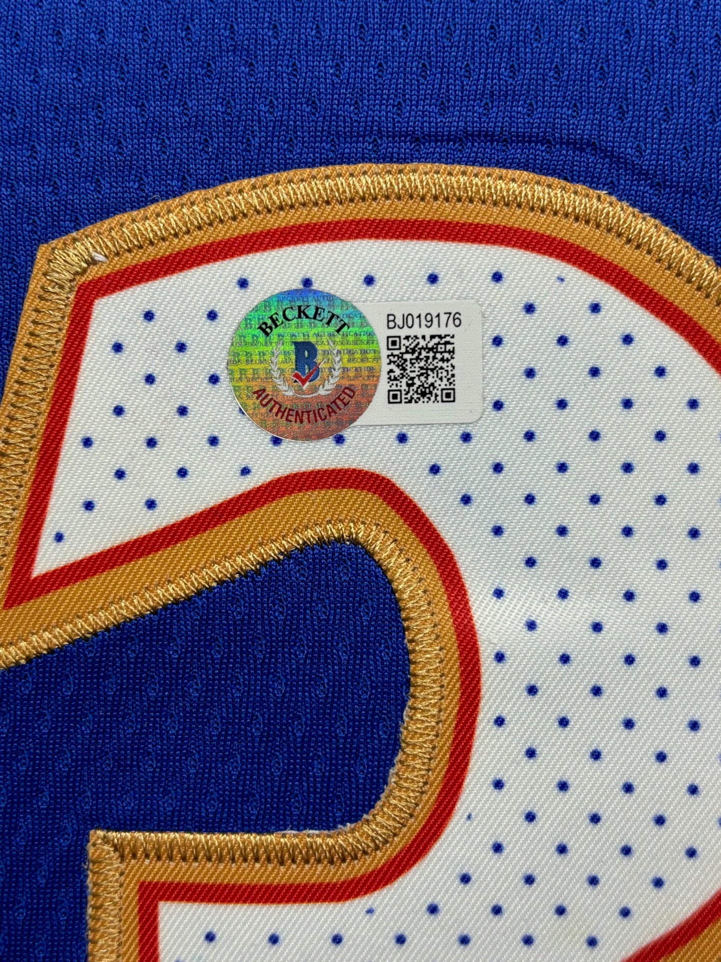 Washington Wizards Bradley Beal Hand Signed Autographed Custom Blue Jersey Framed & Suede Matted with BECKETT COA