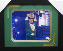 Load image into Gallery viewer, American Professional Wrestler Hornswoggle Signed 11x14 Photo with 2021 Inscription Framed &amp; Matted with JSA COA