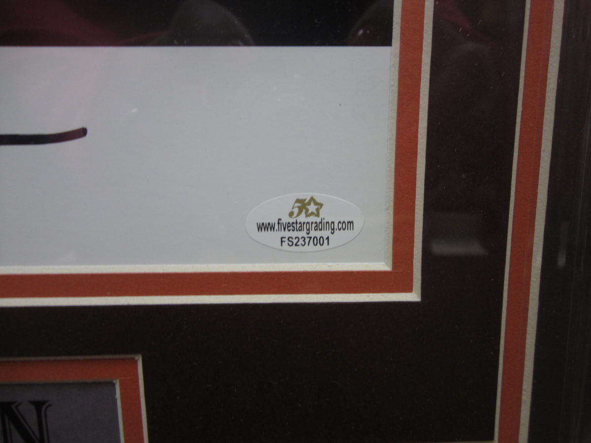 Cleveland Browns Jim Brown Signed 11x14 Cleveland Browns 60th Annivers