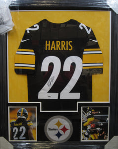 Pittsburgh Steelers Najee Harris Signed Jersey Framed & Suede Matted with FANATICS Authentic COA