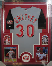 Load image into Gallery viewer, Cincinnati Reds Ken Griffey Jr. Signed Jersey Framed &amp; Matted with UDA COA