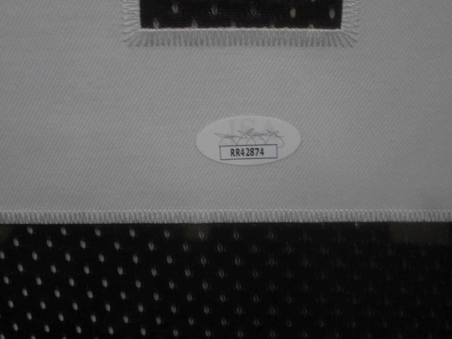 Cleveland Browns Bernie Kosar Hand Signed Autographed Custom White Jersey Framed & Matted with JSA COA