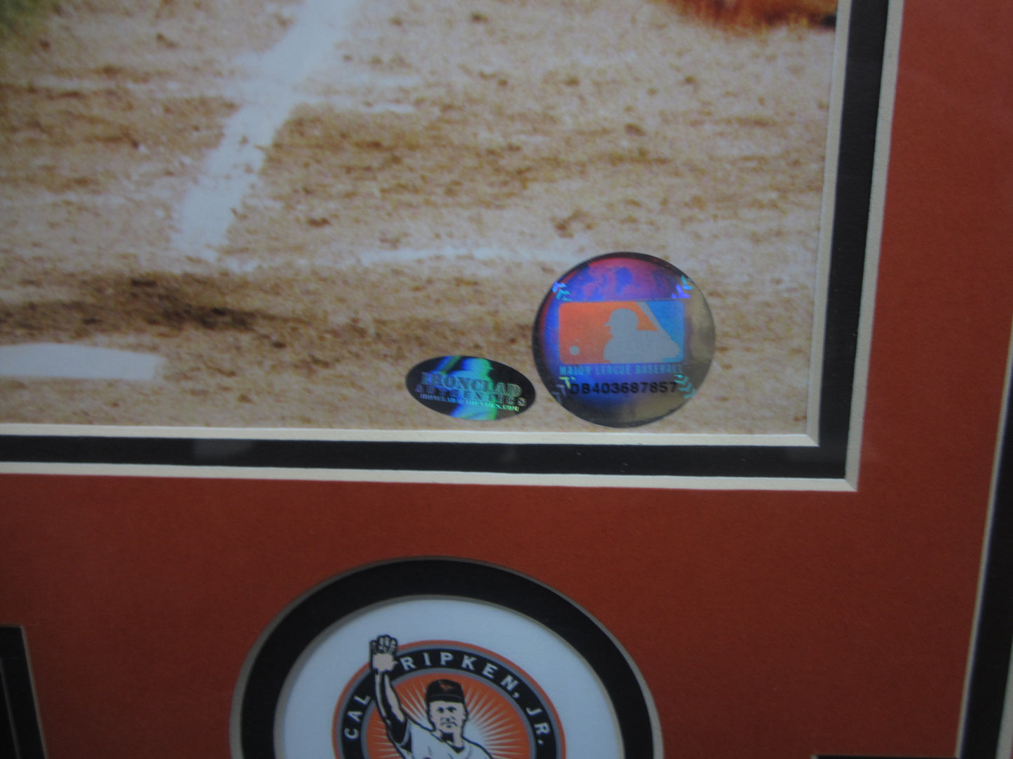 Baltimore Orioles Cal Ripken Hand Signed Autographed 16x20 Photo Custom Framed & Matted with COA