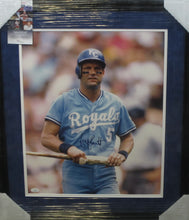 Load image into Gallery viewer, Kansas City Royals George Brett Signed 16x20 Photo Framed &amp; Matted with JSA COA