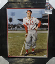 Load image into Gallery viewer, St. Louis Cardinals Stan Musial Signed 16x20 Photo Framed &amp; Matted with JSA COA