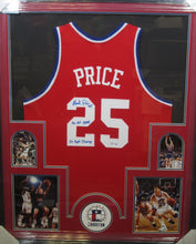 Load image into Gallery viewer, Houston NBA All-Star Mark Price Signed Jersey with 4x All Star &amp; 2x 3pt Champ Inscriptions Framed &amp; Matted with PSA COA