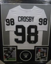 Load image into Gallery viewer, Las Vegas Raiders Maxx Crosby Signed Jersey Framed &amp; Matted with BECKETT COA