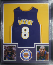 Load image into Gallery viewer, Los Angeles Lakers Kobe Bryant Signed Jersey Framed &amp; Matted with COA