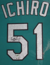Load image into Gallery viewer, Seattle Mariners Ichiro Suzuki Signed Jersey Framed &amp; Matted with FANATICS Authentic COA