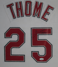 Load image into Gallery viewer, Cleveland Indians Jim Thome Signed Jersey Framed &amp; Matted with JSA COA