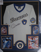 Load image into Gallery viewer, Milwaukee Brewers Paul Molitor Signed Jersey Framed &amp; Matted with JSA COA