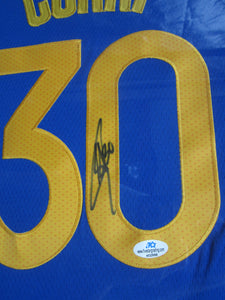 Golden State Warriors Stephen Curry Signed Jersey Framed & Matted with COA