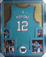Load image into Gallery viewer, Memphis Grizzlies Ja Morant Signed Jersey Framed &amp; Matted with COA