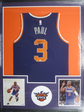 Load image into Gallery viewer, Phoenix Suns Chris Paul Signed Jersey Framed &amp; Matted with FANATICS Authentic COA