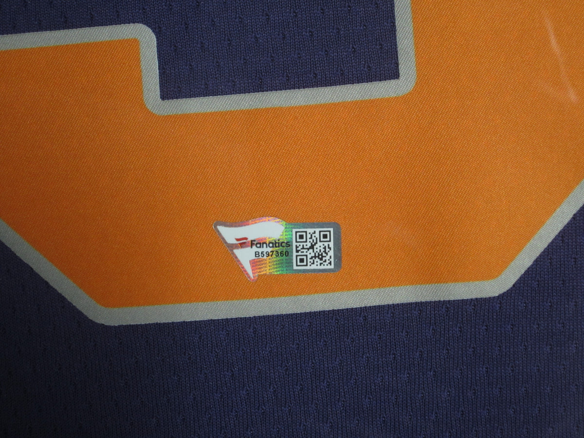 Phoenix Suns Chris Paul Hand Signed Autographed Custom Purple