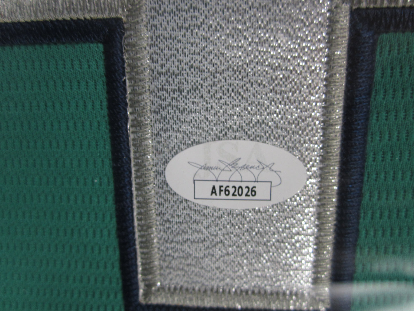 Seattle Mariners Julio Rodriguez Hand Signed Autographed Authentic Teal Jersey Framed & Matted with JSA COA