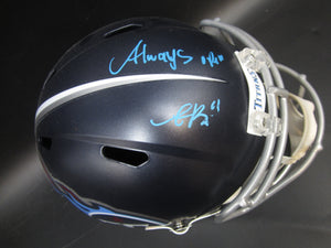 Tennessee Titans A.J. Brown Signed Full Size Replica Helmet with Always Open Inscription & JSA COA AJ