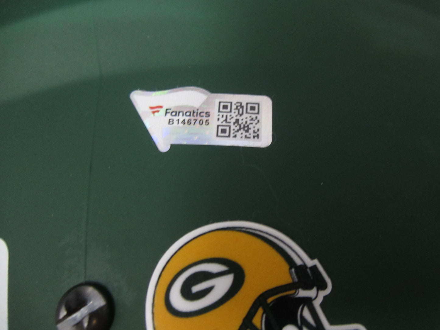 Green Bay Packers Charles Woodson Hand Signed Autographed Full-Size Replica Helmet with FANATICS Authentic COA