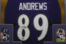 Load image into Gallery viewer, Baltimore Ravens Mark Andrews Sign ed Jersey Framed &amp; Matted with BECKETT COA