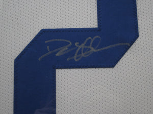 Dallas Cowboys Deion Sanders Signed Jersey Framed & Matted with BECKETT COA