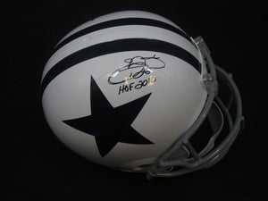 Dallas Cowboys Emmitt Smith Signed Full-Size Authentic Helmet with HOF 2010 Inscription & PROVA COA