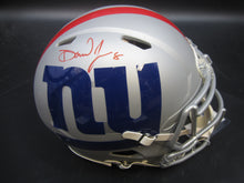 Load image into Gallery viewer, New York Giants Daniel Jones Signed Full-Size Authentic AMP Alternate Speed Helmet with FANATICS Authentic COA