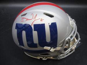 New York Giants Daniel Jones Signed Full-Size Authentic AMP Alternate Speed Helmet with FANATICS Authentic COA