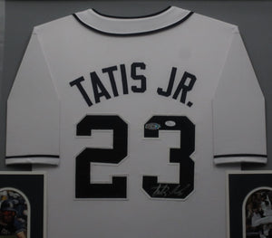 San Diego Padres Fernando Tatis Jr. Signed Jersey Framed & Matted with JSA COA