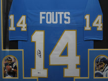 Load image into Gallery viewer, Los Angeles Chargers Dan Fouts Signed Jersey Framed &amp; Matted with BECKETT COA