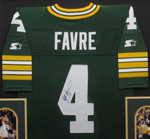 Load image into Gallery viewer, Green Bay Packers Brett Favre Signed Jersey Framed &amp; Matted with COA