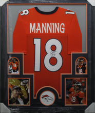 Load image into Gallery viewer, Denver Broncos Peyton Manning Signed Jersey Framed &amp; Matted with COA
