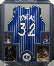 Load image into Gallery viewer, Orlando Magic Shaquille O&#39;Neal Signed Jersey Framed &amp; Matted with BECKETT COA