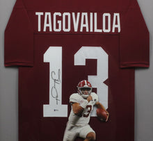Load image into Gallery viewer, Alabama Crimson Tide Tua Tagovailoa Signed Jersey Framed &amp; Matted with BECKETT COA