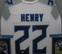 Load image into Gallery viewer, Tennessee Titans Derrick Henry Signed Jersey Framed &amp; Matted with BECKETT COA